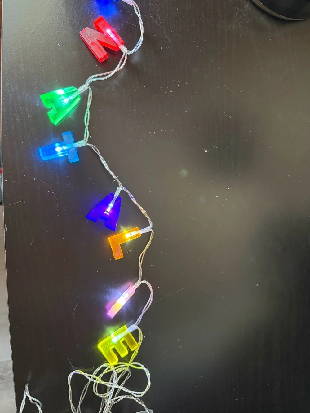 Colorful 'PARTY' LED Letter String Lights - Multicolor